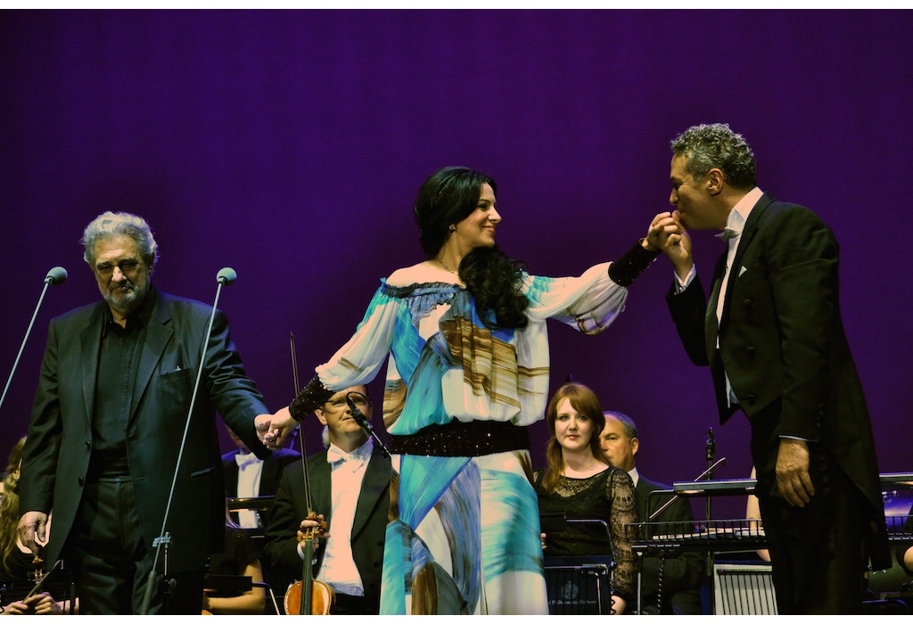 Angela Gheorghiu, Placido Domingo, Concert at O2 Arena London, 29.07.2011